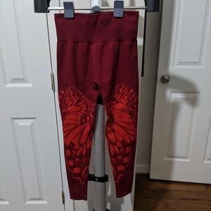 Fabletics High Waisted Butterfly Leggings